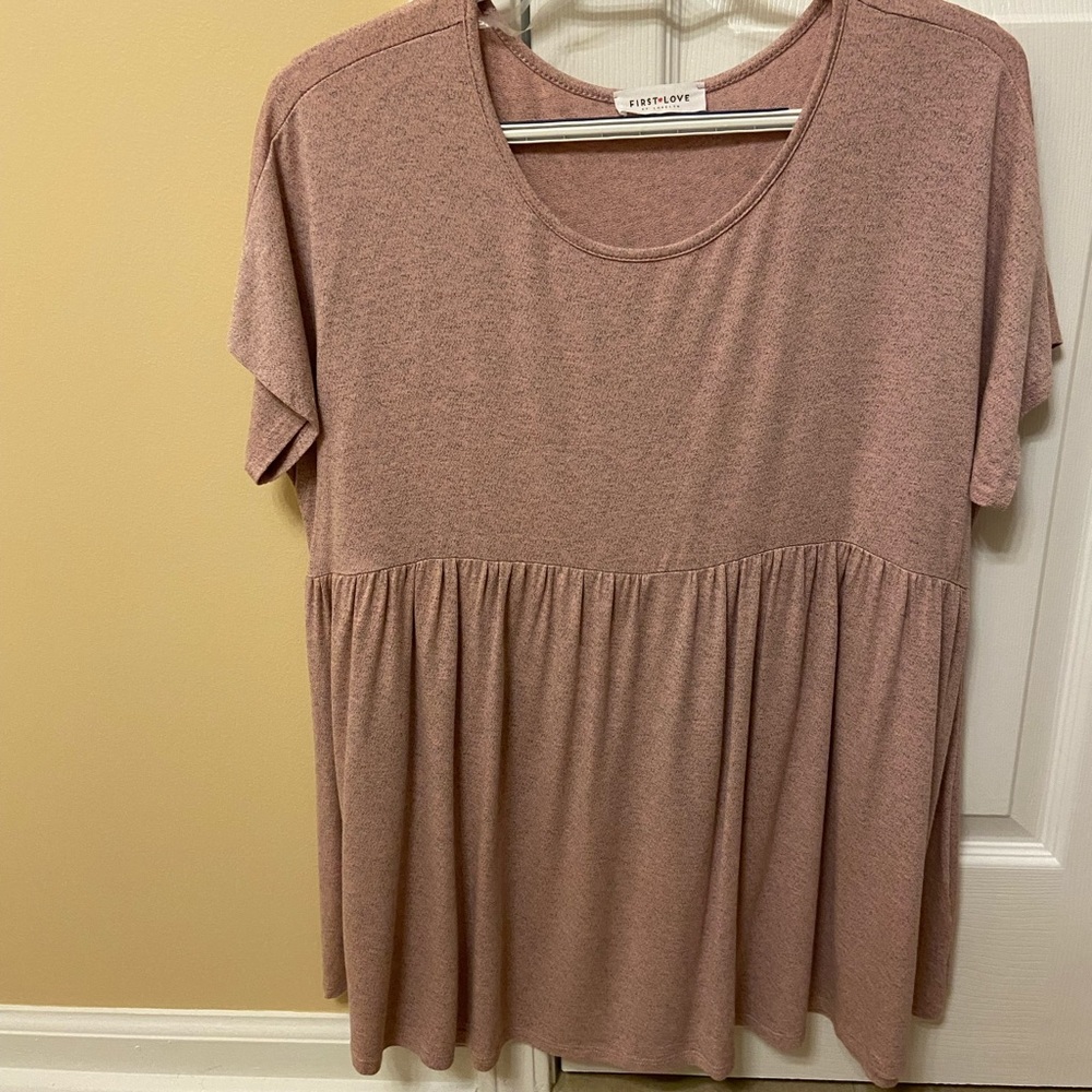 Pink Babydoll Top
